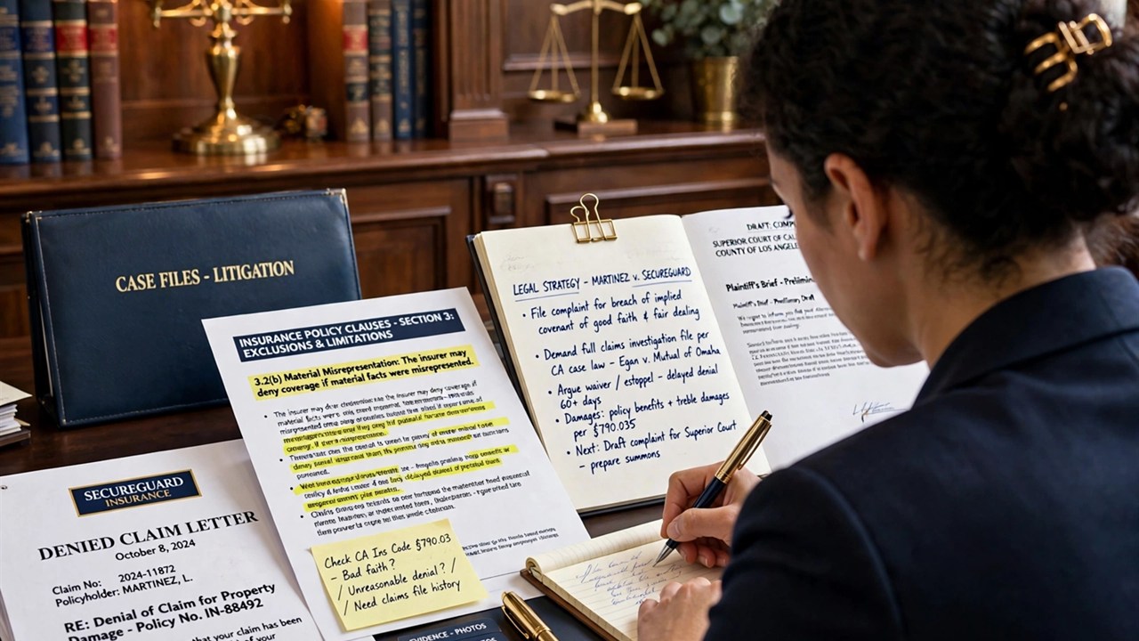 Litigios contra aseguradoras